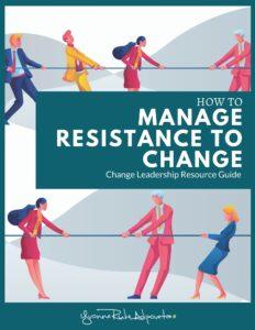 Manage resistance to change book cover